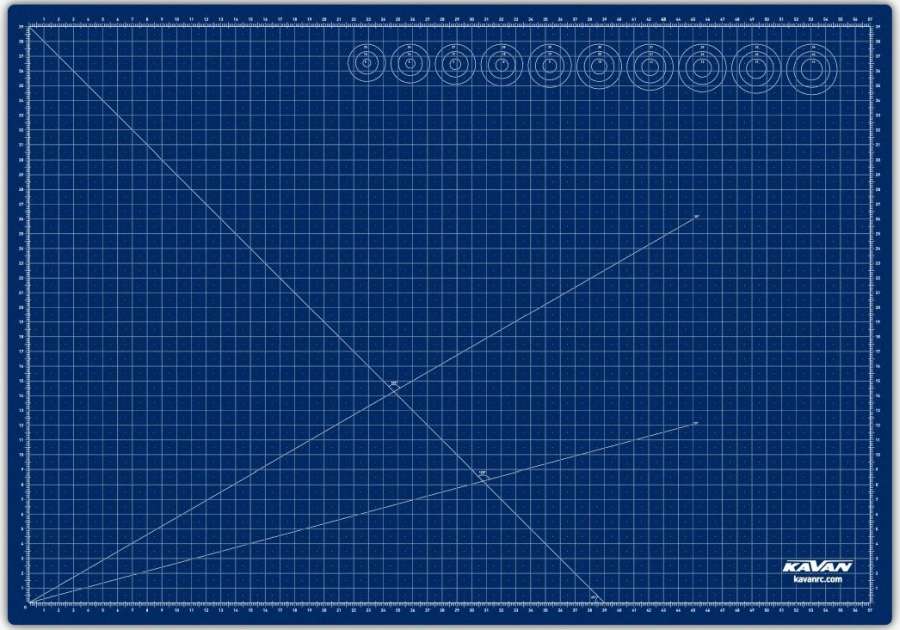 KAVAN Selbstheilende Schneidematte A3 – Doppelseitig & Präzise