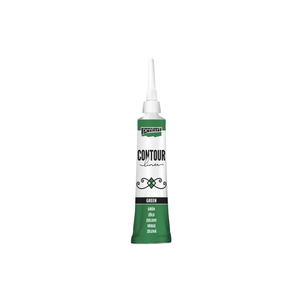 Pentart Konturenfarbe universell - grün