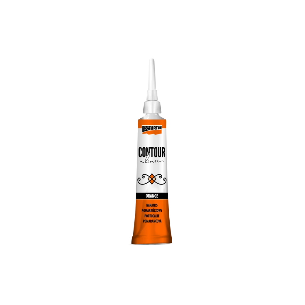Pentart Konturenfarbe universell - orange