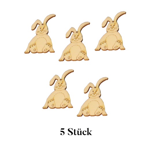 Holzfiguren Hasen 121