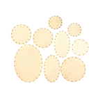 Korbboden Set bogig, groß - für Peddigrohr 3mm - Bastelschachtel - Korbböden/ Peddigrohr - BAS-BUND-SET-BOG-GR