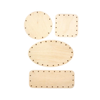 Korbboden Set gemischt, klein für Peddigrohr 3mm - Bastelschachtel - Korbböden/ Peddigrohr - BAS-BUND-KOR-SET-GEM-KL1