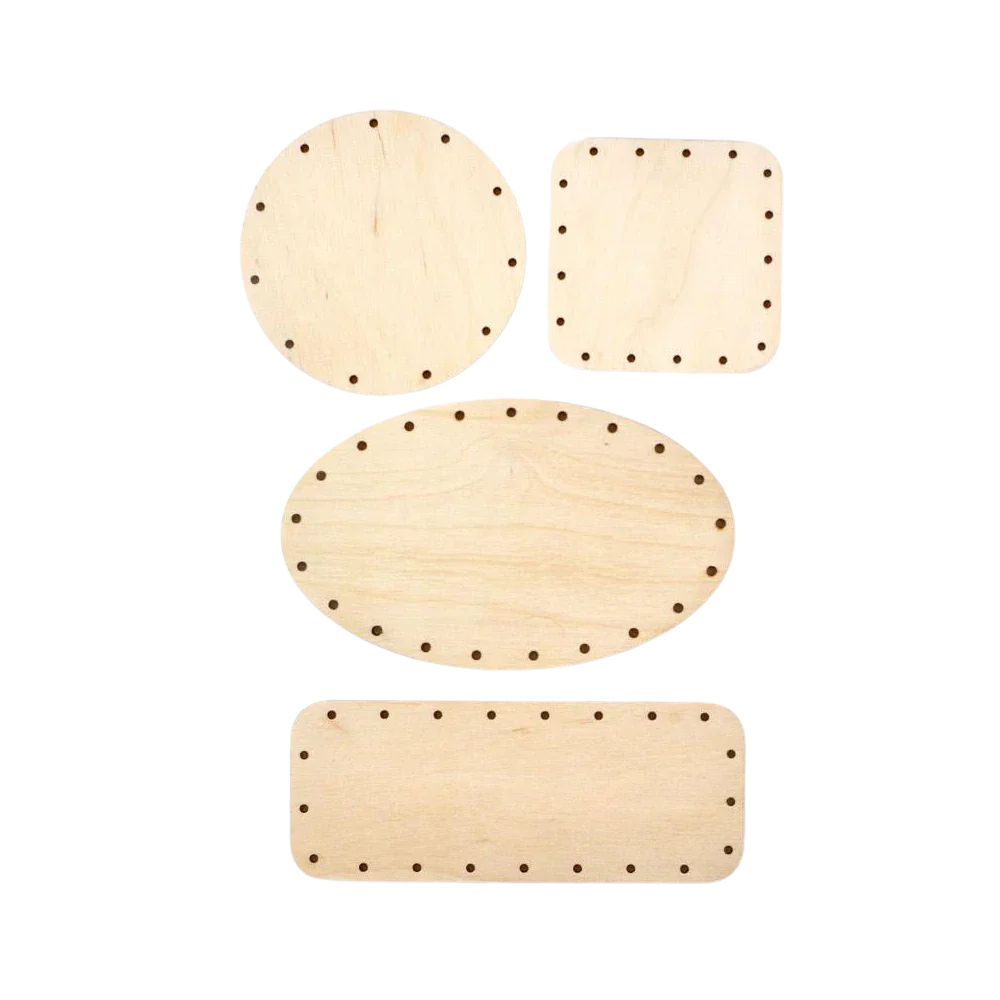 Korbboden Set gemischt, klein für Peddigrohr 3mm - Bastelschachtel - Korbböden/ Peddigrohr - BAS-BUND-KOR-SET-GEM-KL1