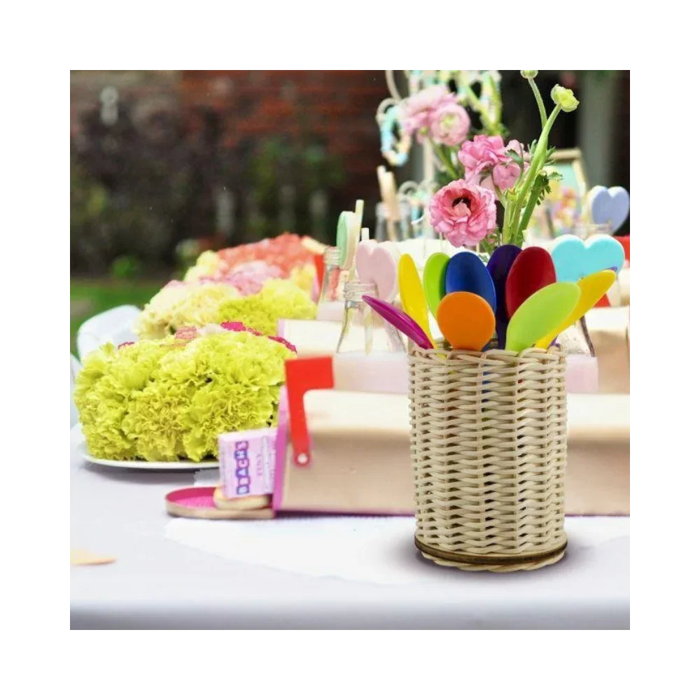 Korbboden Set rund, Ø 11cm für Peddigrohr 3mm - 10St. - Bastelschachtel - Korbböden/ Peddigrohr - BAS-BUND-KORR-11-3