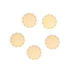 Korbboden Set rund, Ø 11cm für Peddigrohr 3mm - 5St. - Bastelschachtel - Korbböden/ Peddigrohr - BAS-BUND-KORR-11-3-10