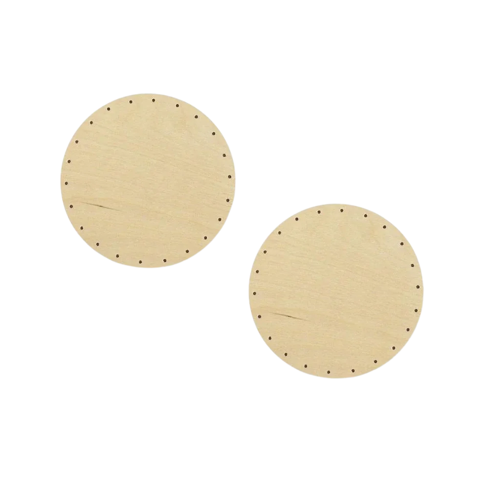 Korbboden Set rund, Ø 28cm für Peddigrohr 3mm - 2St. - Bastelschachtel - Korbböden/ Peddigrohr - BAS-BUND-KORR-28-3