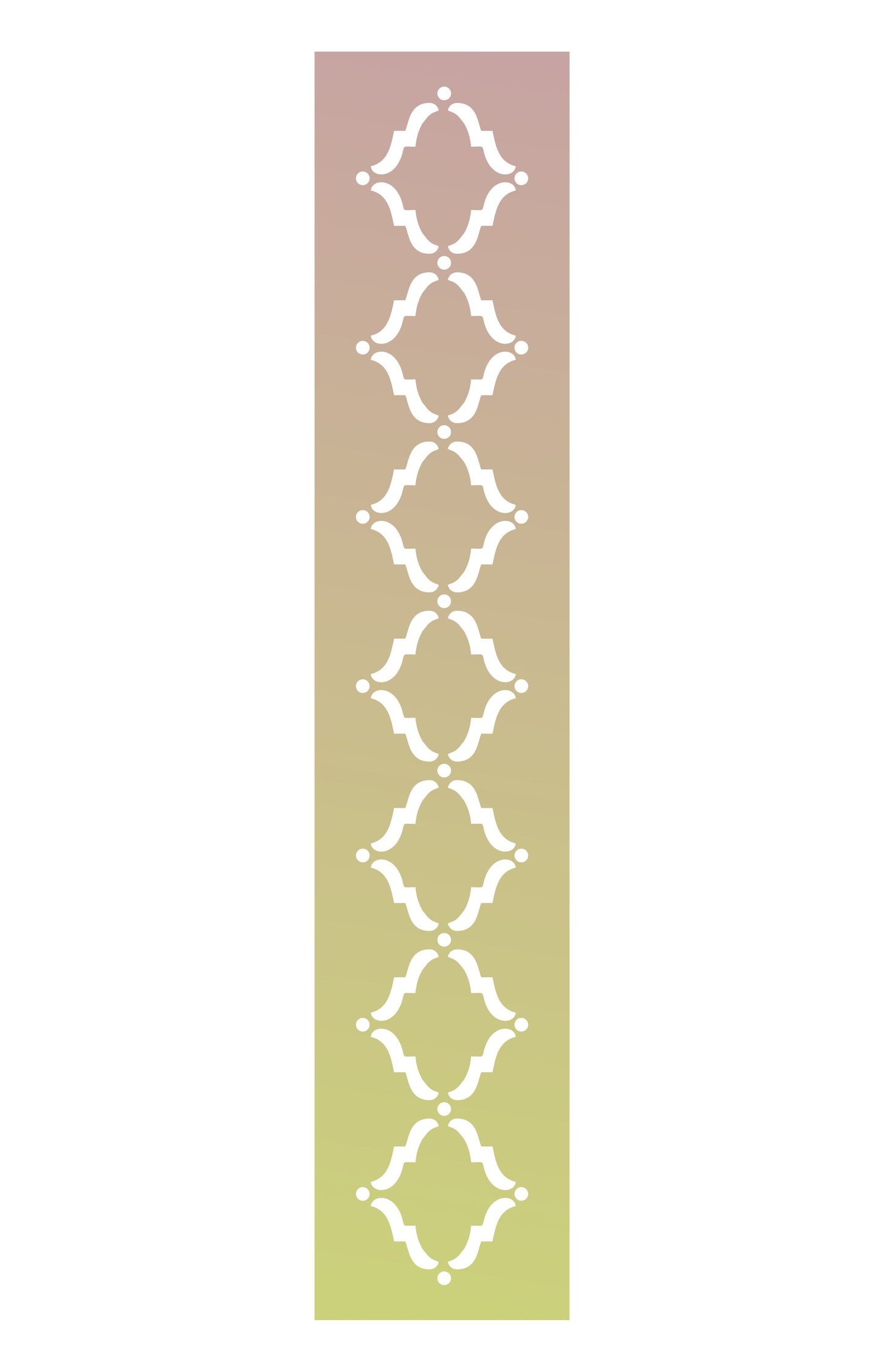 Schablone 24x5 cm - Marrakesch, klein