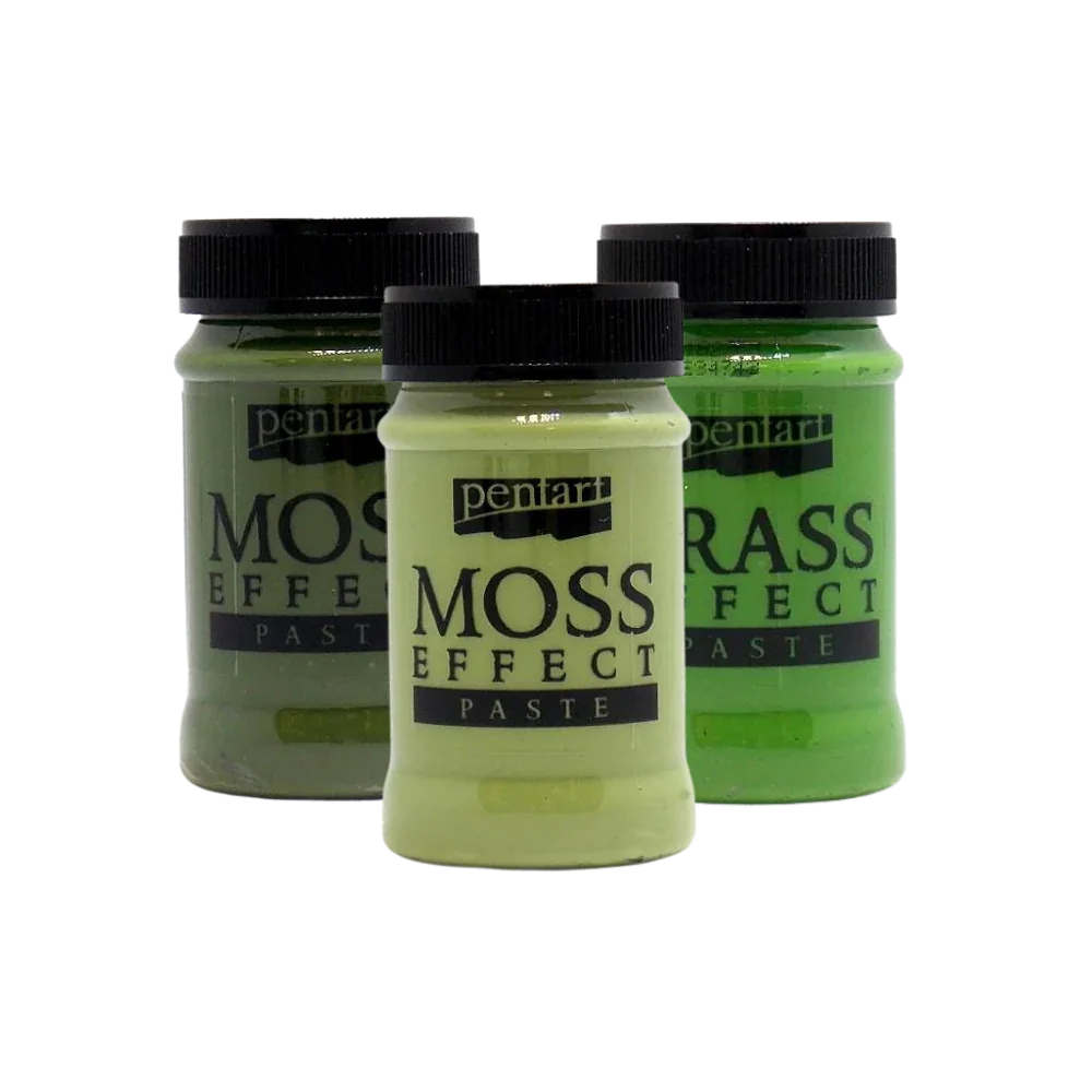Moos & Gras Effekt Set - Bastelschachtel - Effektpasten - 
