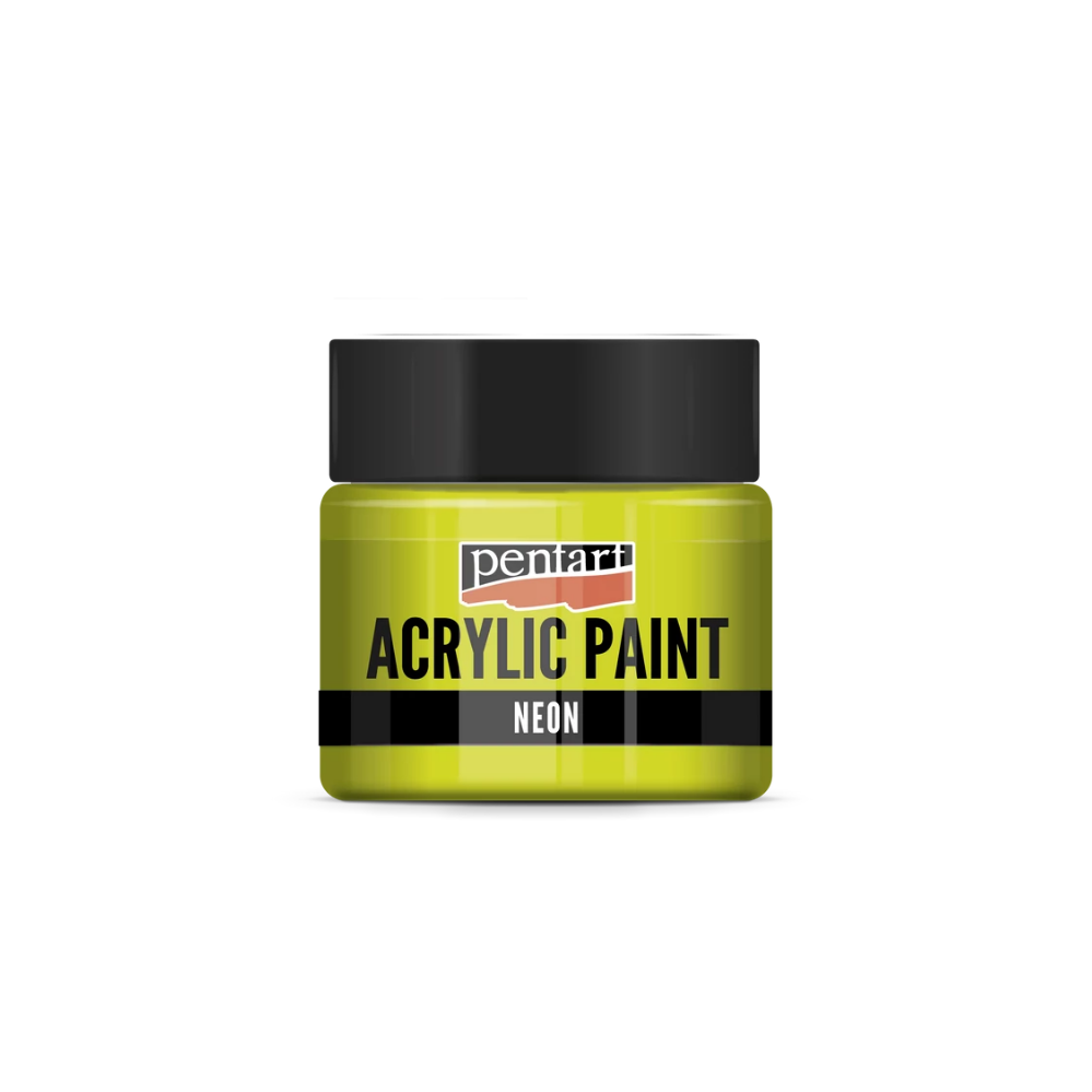 Pentart Acrylfarbe neon 30ml - grün