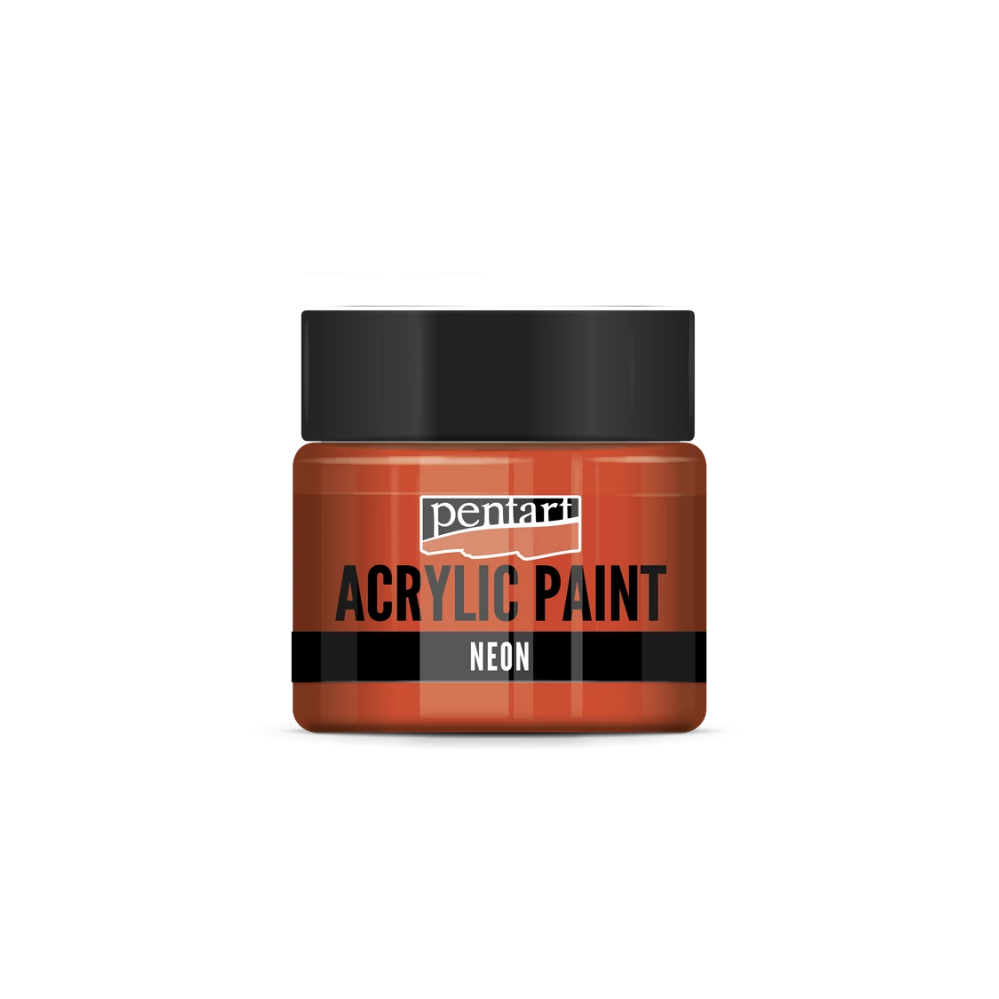 Pentart Acrylfarbe neon 30ml - orange