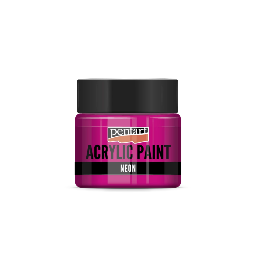 Pentart Acrylfarbe neon 30ml - pink