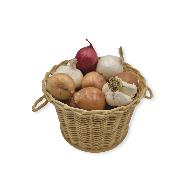 Bastelset aus Peddigrohr - Körbchen mit zwei Griffen
