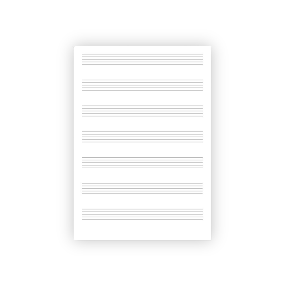 Notenheft A4