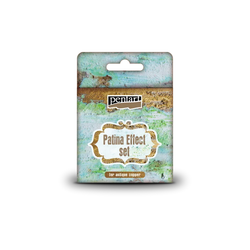 Pentart Patinaeffekt Set - Pulver + Reagenten