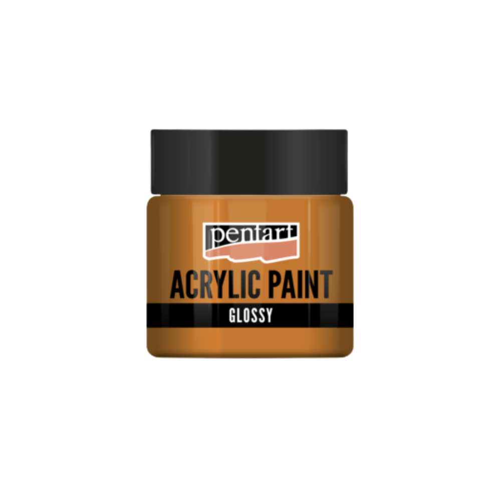 Pentart Acrylfarbe glänzend 50ml - orange