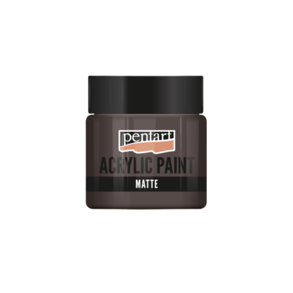 Pentart Acrylfarbe matt 50ml - erdbraun