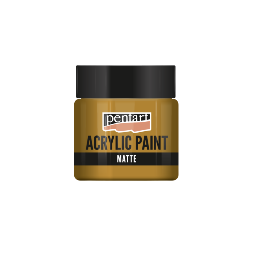 Pentart Acrylfarbe matt 50ml - gelbrot