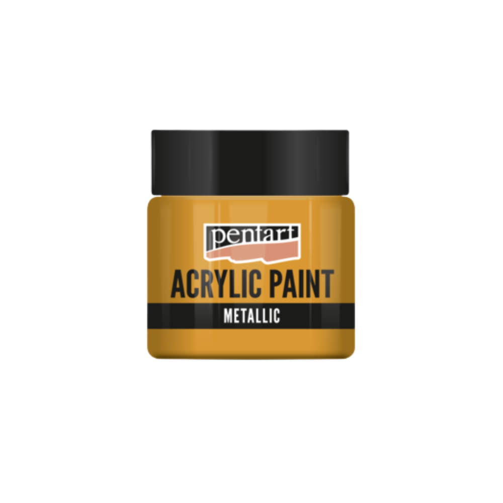 Pentart Acrylfarbe Metallic 50ml - orange