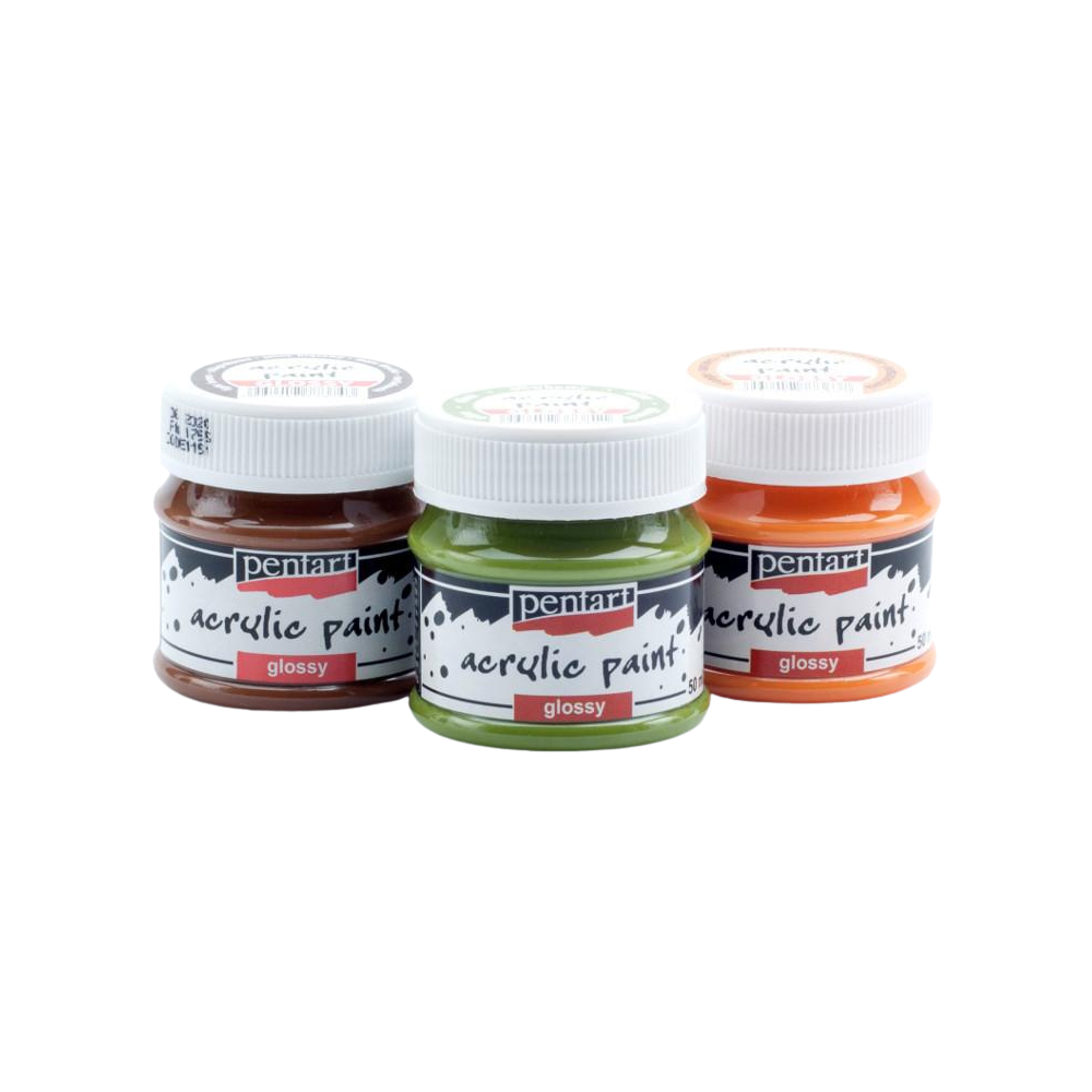 Pentart Acrylfarben Set glänzend 3x50ml - Set 14.