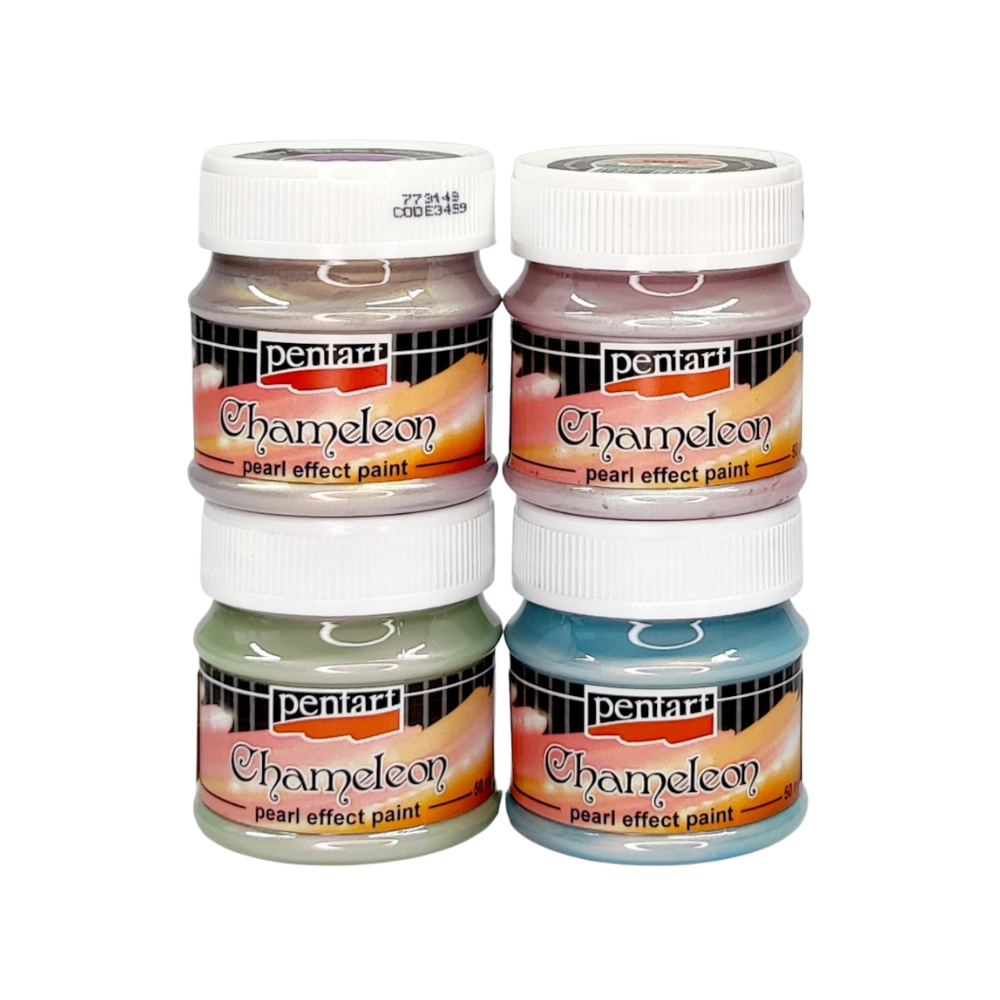 Pentart Acrylfarben in Set Chamäleon 4x50ml - Set 2.