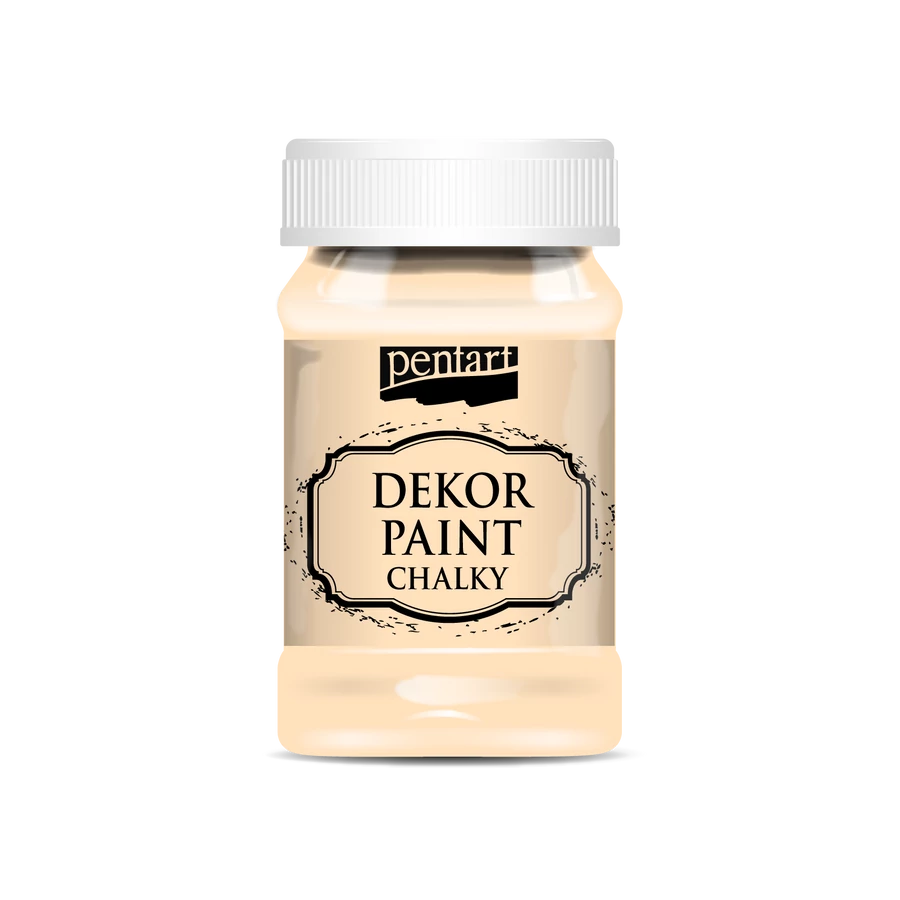 Pentart Dekor Paint Chalky matt 100ml - aprikose