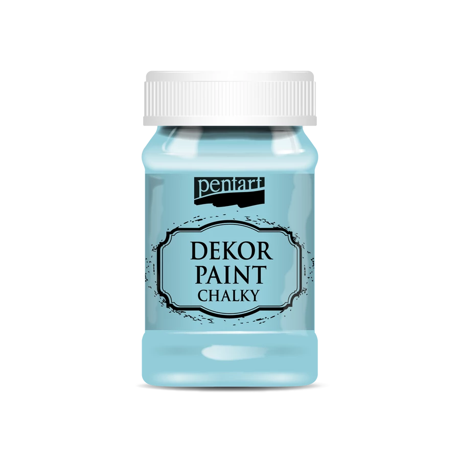 Pentart Dekor Paint Chalky Matt - gelbgrun - 230ml