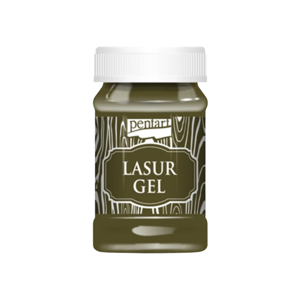 Pentart Lasurgel für Innen- und Außenbereich 100ml - eiche