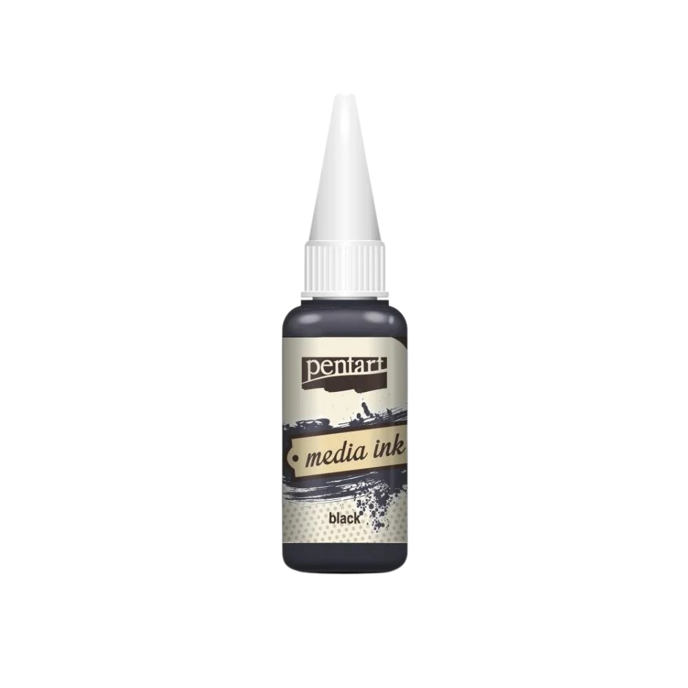 Pentart Mixed Media Tinte 20ml - black