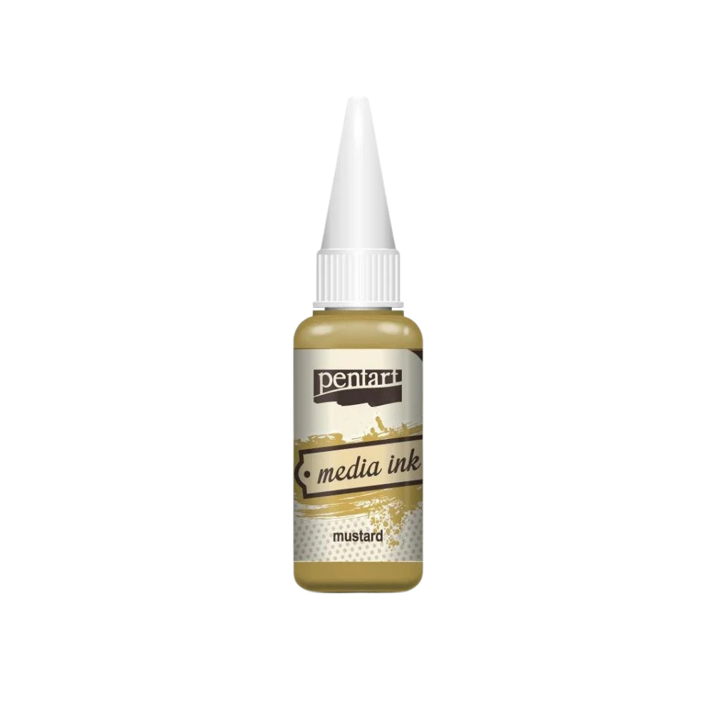 Pentart Mixed Media Tinte 20ml - mustard