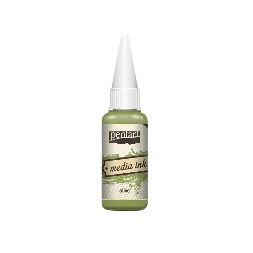Pentart Mixed Media Tinte 20ml - olive