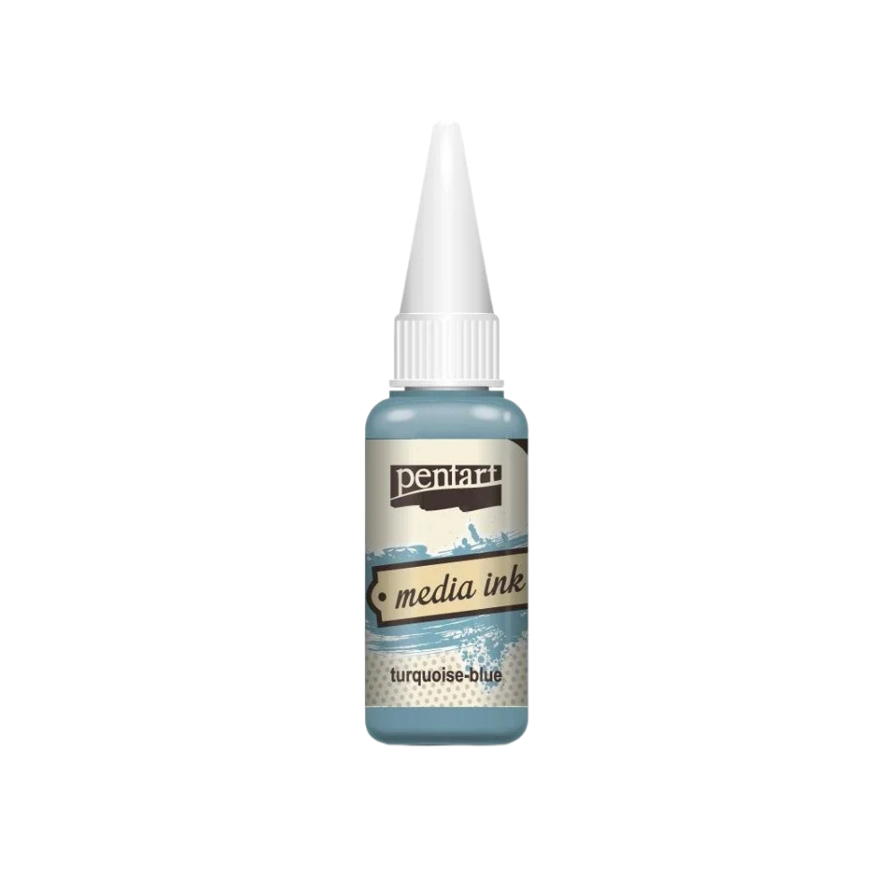 Pentart Mixed Media Tinte 20ml - turquoise blue
