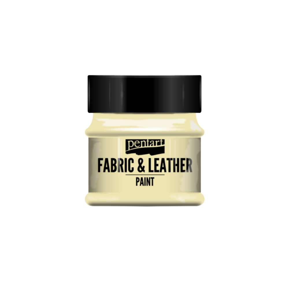 Pentart Textil- und Lederfarbe 50ml - elfenbein