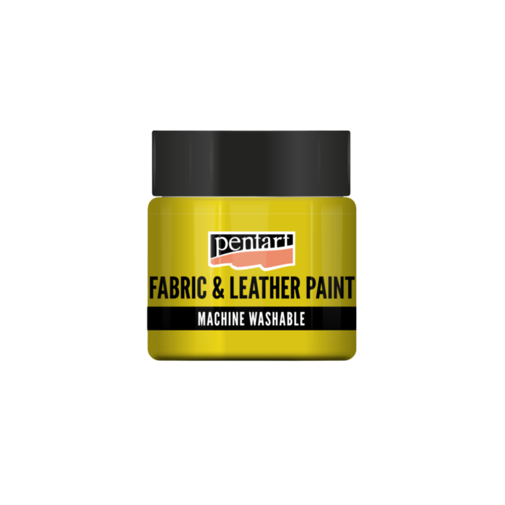 Pentart Textil- und Lederfarbe 50ml - gelb