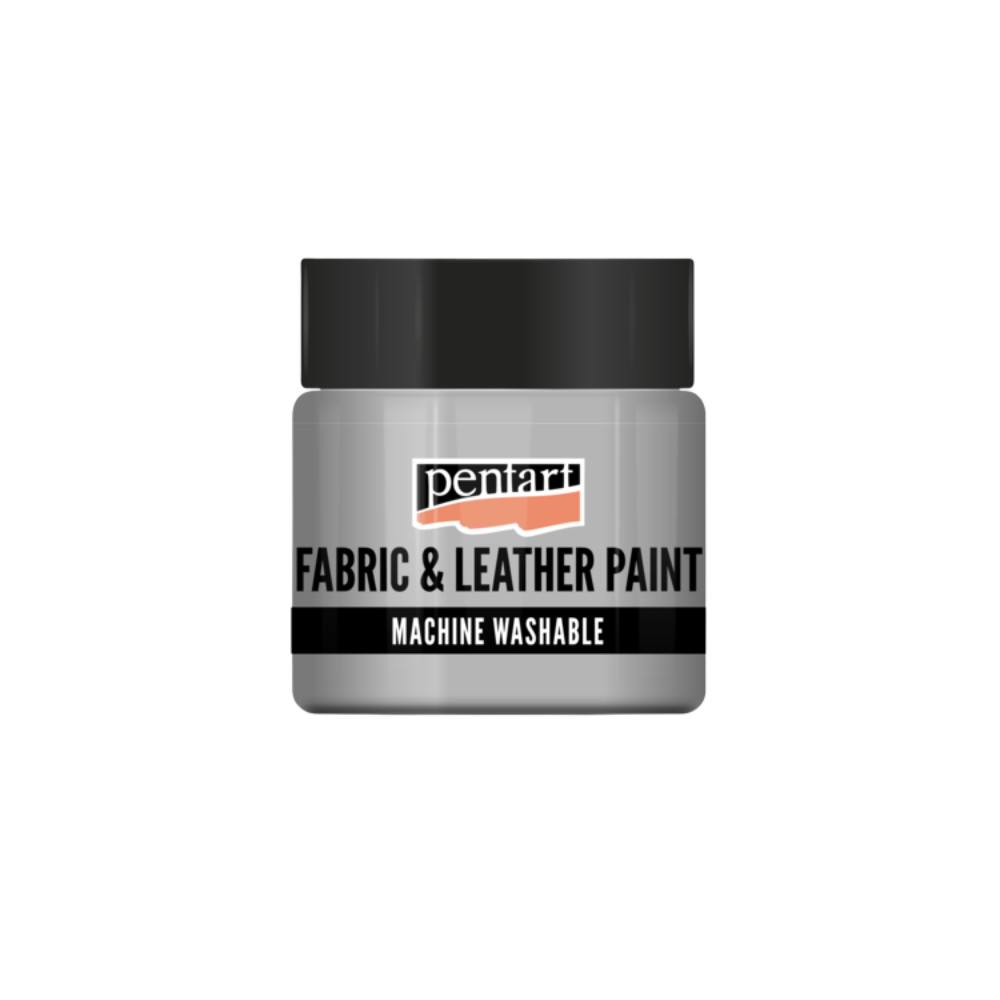 Pentart Textil- und Lederfarbe 50ml - grau