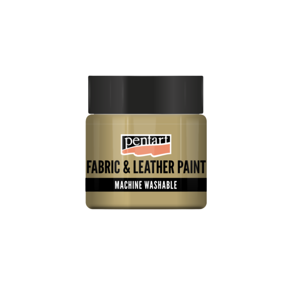 Pentart Textil- und Lederfarbe 50ml - hellbraun