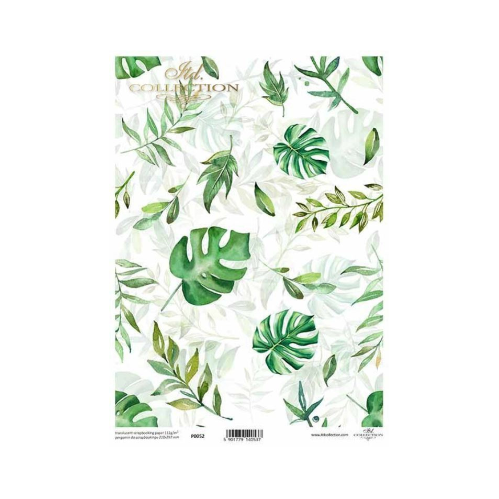 Reispapier - Philodendron Monstera