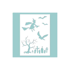 Schablone 14,5x20cm - Halloween - Bastelschachtel - Schablonen - HDS15-018