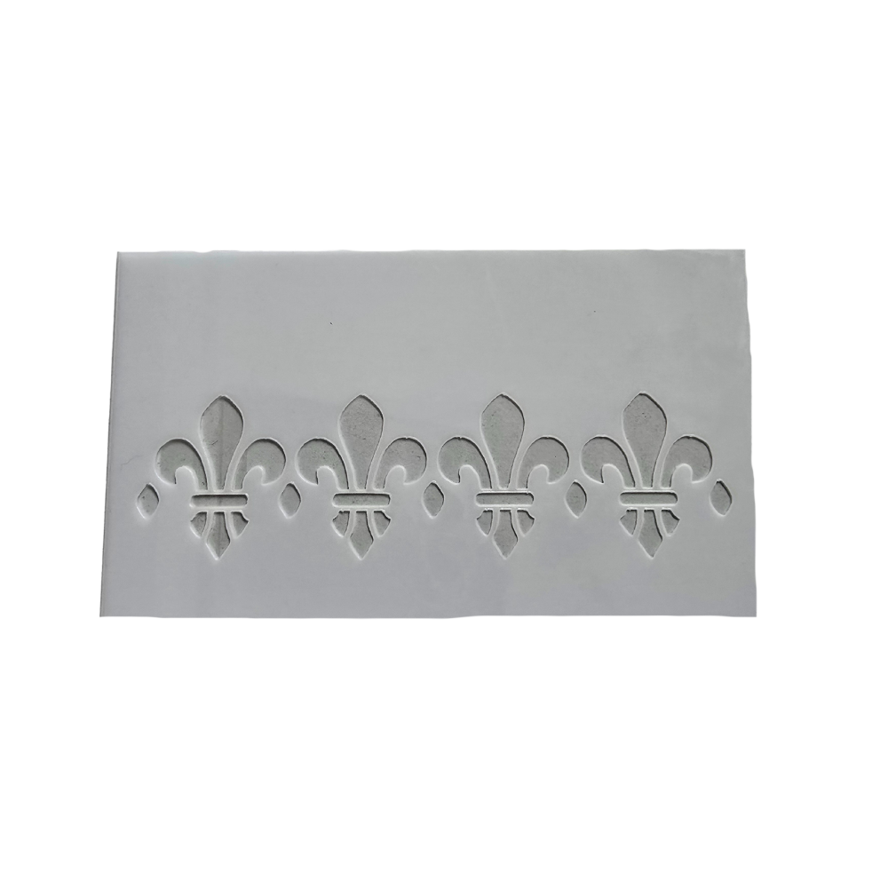 Schablone Stencil - französische Lilie