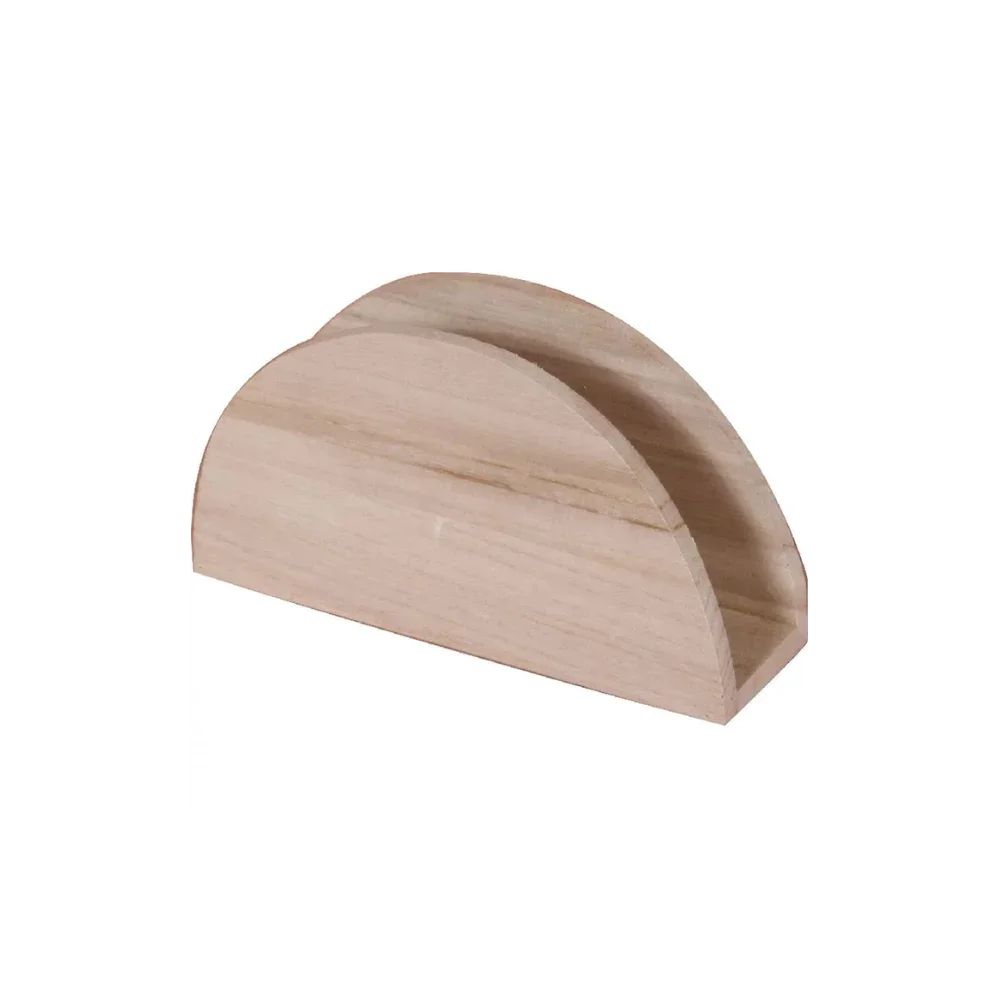 Serviettenhalter, gebogen 14 x 4 x 8 cm - Bastelschachtel - - 10286