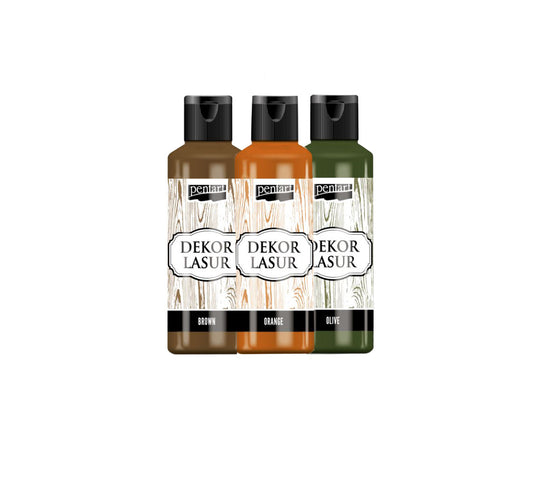 Holzlasur für Innenbereich 3x80ml - Set 3.