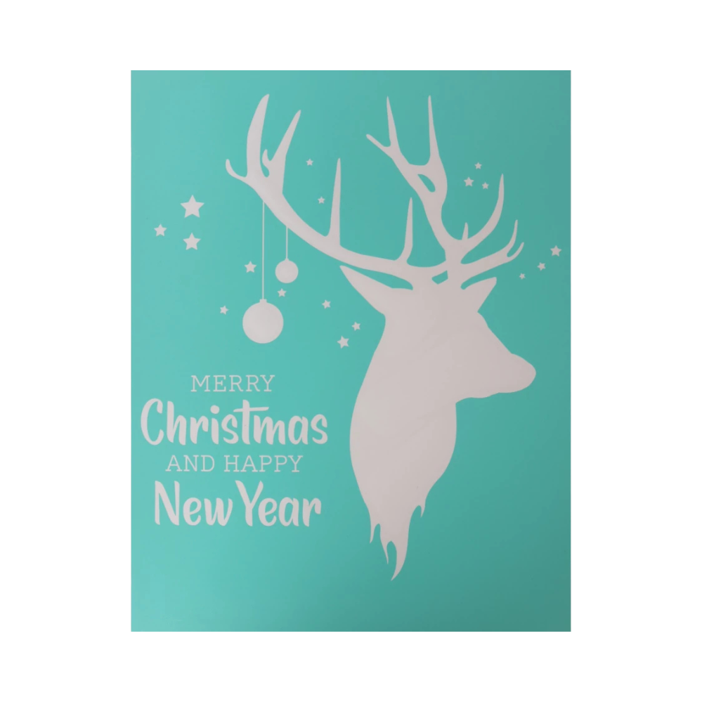 Schablone - Rentierkopf (21,5*27,5cm)