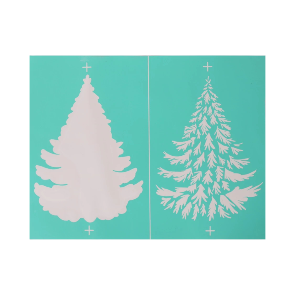 Schablone - Weihnachtsbaum (21,5*27,5cm)