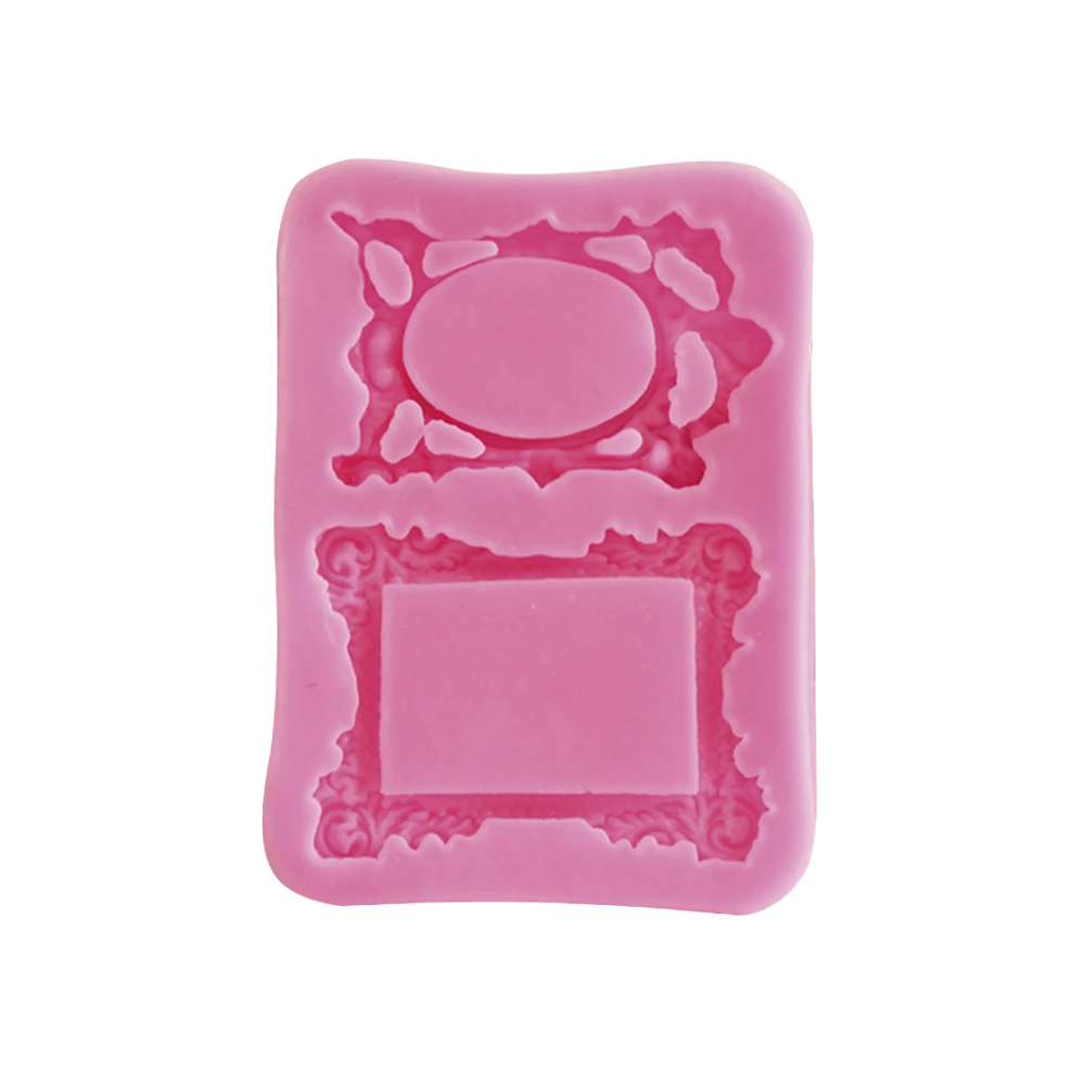 Silikonform - 2 Barockrahmen