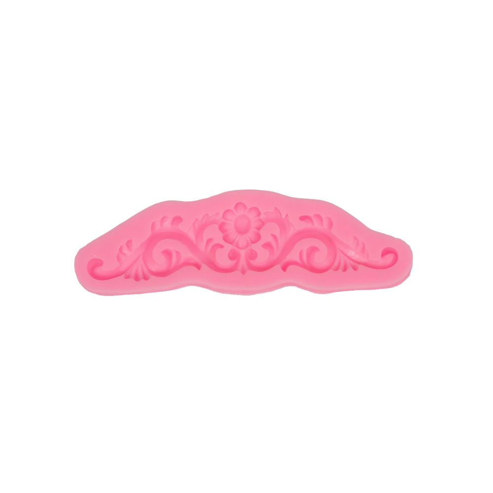 Silikonform - Blumenornament