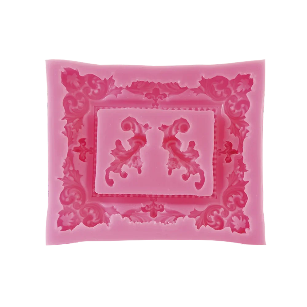 Silikonform - Viktorianische Verzierung - Bastelschachtel - Präge/ Gieß/ Silikonformen - 29942