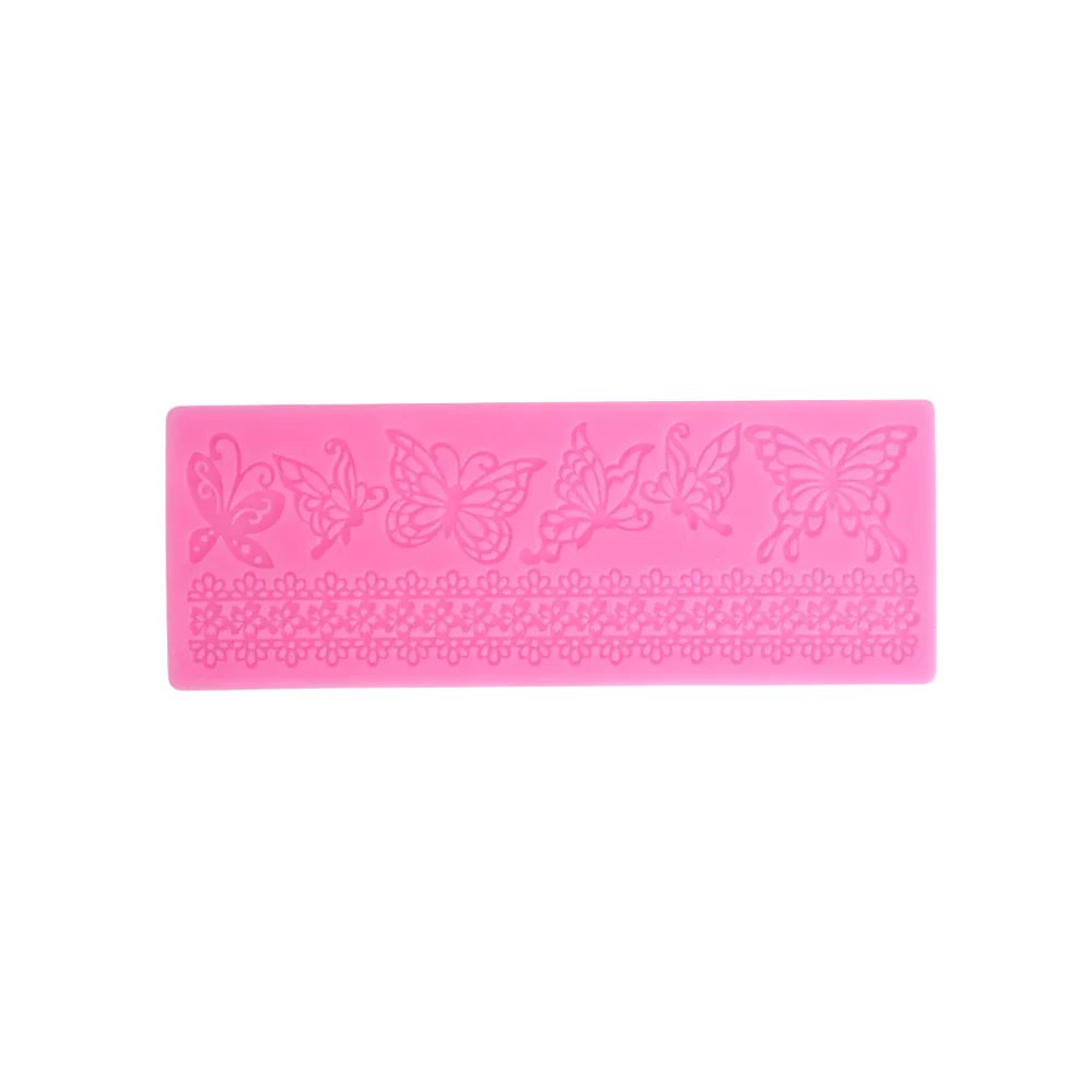 Silikonform - Schmetterlinge Muster - Bastelschachtel - Präge/ Gieß/ Silikonformen - 35196