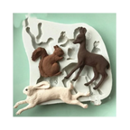 Silikonform - Forest animals - Bastelschachtel - Präge/ Gieß/ Silikonformen - SIL-FA-1