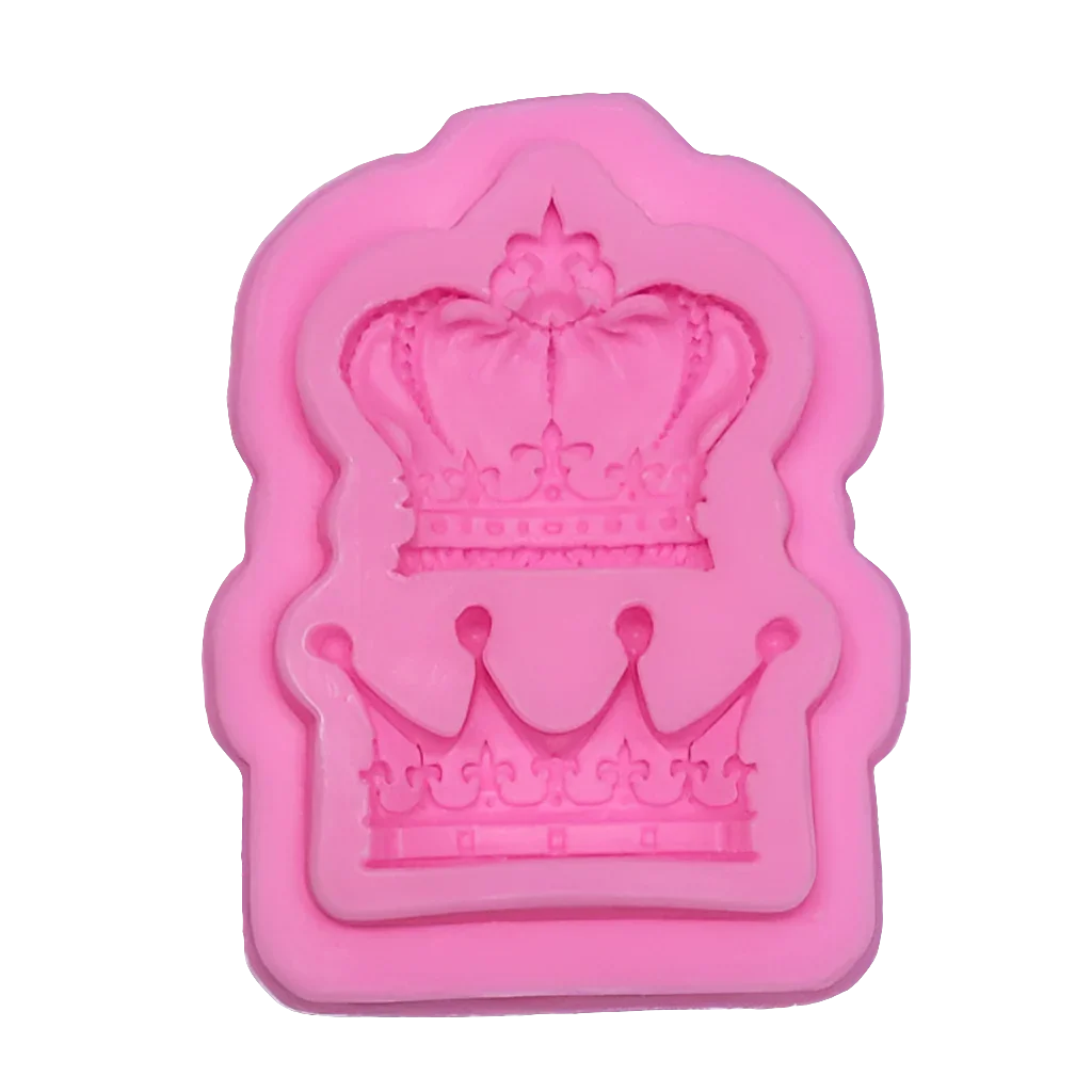 Silikonform - Krone klein - Bastelschachtel - Wachspasten/ Antikpasten/ Set - 