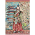 Reispapier A4 - Sir Vagabond in Japan samurai