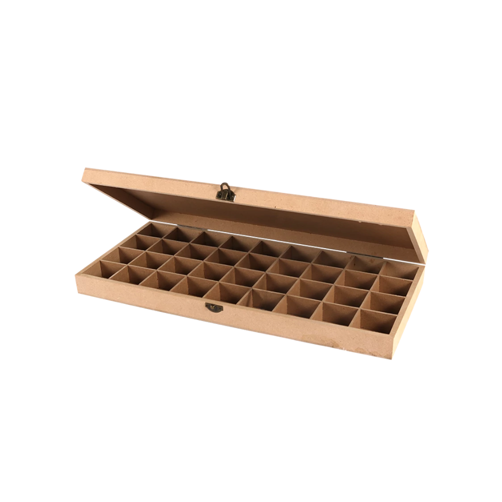 Teebeutelbox, 36 Fächer, 48,5 x 21,8 x 5,2 cm